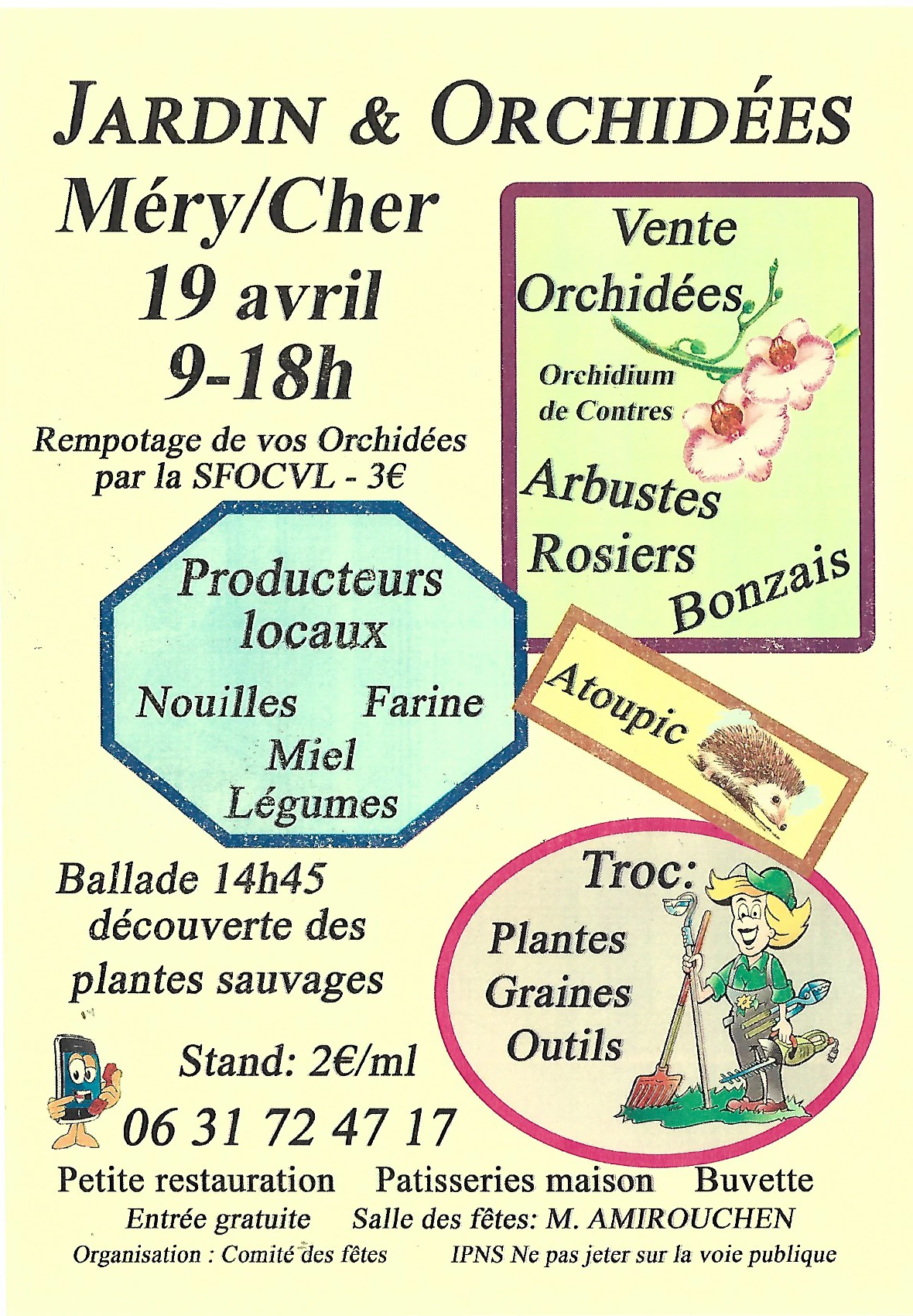 jardin et orchidees mery sur cher